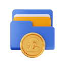 پیش‌نمایش فایل pound-folder-6842087 از پک آبی پوشه، رنگی