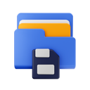 پیش‌نمایش فایل save-folder-6842105 از پک آبی پوشه، رنگی