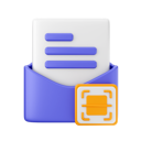 پیش‌نمایش فایل mail-barcode-6985928 از پک ایمیل