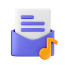 پیش‌نمایش فایل mail-music-6985957 از پک ایمیل