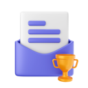 پیش‌نمایش فایل mail-reward-trophy-6985932 از پک ایمیل