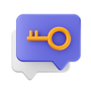 پیش‌نمایش فایل chat-key-7084530 از پک حباب گفت‌وگو