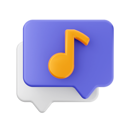 پیش‌نمایش فایل chat-music-7084565 از پک حباب گفت‌وگو