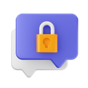 پیش‌نمایش فایل chat-padlock-7084557 از پک حباب گفت‌وگو