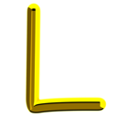 پیش‌نمایش فایل letter-l-11989352 از پک اعداد و نمادها