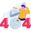 پیش‌نمایش فایل food-preparation-error-404-11219855 از پک فعالیت‌های کسب‌وکار تحویل غذا