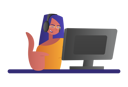 پیش‌نمایش فایل customer-support-executive-2647378 از پک زن کسب‌وکار