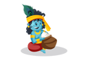 پیش‌نمایش فایل baby-lord-krishna-eating-butter-from-pot-2656214 از پک لرد کریشنا