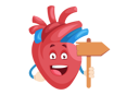 پیش‌نمایش فایل heart-character-is-holding-a-wooden-board-in-hand-2705034 از پک قلب