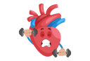 پیش‌نمایش فایل heart-character-is-holding-the-dumbbell-in-hand-2705031 از پک قلب