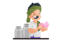 پیش‌نمایش فایل milkman-is-counting-the-money-2705089 از پک شیرفروش
