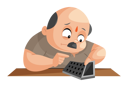 پیش‌نمایش فایل shopkeeper-doing-accounts-on-calculator-2705135 از پک فروشنده