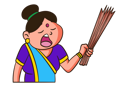پیش‌نمایش فایل indian-mother-holding-broom-in-hand-2705241 از پک زن