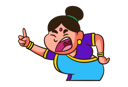 پیش‌نمایش فایل indian-mother-is-shouting-2705244 از پک زن
