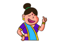 پیش‌نمایش فایل indian-mother-with-thumbs-up-sign-2705237 از پک زن