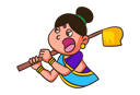پیش‌نمایش فایل indian-woman-holding-broom-2705236 از پک زن