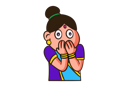 پیش‌نمایش فایل indian-woman-shocking-face-expression-2705243 از پک زن