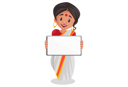 پیش‌نمایش فایل bengali-woman-holding-blank-white-board-for-advertisement-2773499 از پک زن بنگالی