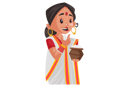پیش‌نمایش فایل bengali-woman-holding-rasgulla-pot-in-hand-and-eating-rasgulla-2773498 از پک زن بنگالی