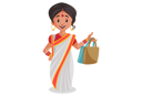 پیش‌نمایش فایل bengali-woman-holding-shopping-bags-2773496 از پک زن بنگالی