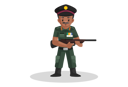 پیش‌نمایش فایل army-man-holding-gun-in-his-hand-2894209 از پک مرد ارتشی