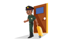 پیش‌نمایش فایل army-office-walking-with-bag-2894203 از پک مرد ارتشی