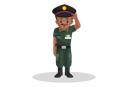 پیش‌نمایش فایل army-officer-adjusting-his-cap-2894210 از پک مرد ارتشی
