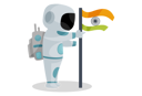پیش‌نمایش فایل indian-space-pilot-placing-indian-flag-2894240 از پک فضانورد