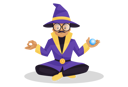 پیش‌نمایش فایل astrologer-doing-meditation-while-in-one-hand-carrying-a-crystal-ball-2894218 از پک طالع بین