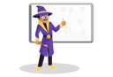 پیش‌نمایش فایل astrologer-drawing-stars-on-a-whiteboard-2894214 از پک طالع بین