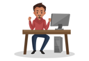 پیش‌نمایش فایل boy-working-from-home-3026747 از پک پسر هندی