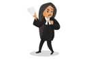 پیش‌نمایش فایل angry-lawyer-holding-paper-in-her-hand-3027362 از پک قاضی زن