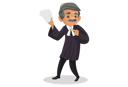 پیش‌نمایش فایل angry-lawyer-holding-paper-in-his-hand-3032433 از پک قاضی مرد