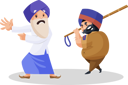 پیش‌نمایش فایل policeman-attacking-the-punjabi-old-farmer-with-a-stick-3217455 از پک کیشان مورچا