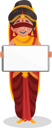 پیش‌نمایش فایل gandhari-holding-white-board-3220961 از پک گانداری