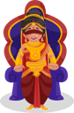 پیش‌نمایش فایل gandhari-sitting-on-throne-3220956 از پک گانداری