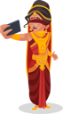پیش‌نمایش فایل gandhari-taking-selfie-3220962 از پک گانداری
