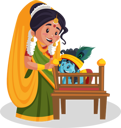 پیش‌نمایش فایل yashoda-maa-and-little-lord-krishna-3221005 از پک یاشودا ما