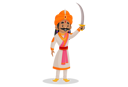 پیش‌نمایش فایل samrat-ashok-holding-sword-3247103 از پک سامرات آشوک
