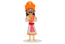 پیش‌نمایش فایل samrat-ashok-standing-in-welcome-pose-3247101 از پک سامرات آشوک