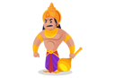 پیش‌نمایش فایل bheem-holding-gada-3247134 از پک بیم
