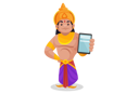 پیش‌نمایش فایل bheem-showing-phone-3247125 از پک بیم