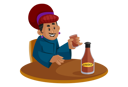 پیش‌نمایش فایل birbal-drinking-whisky-3247154 از پک بیربال