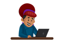 پیش‌نمایش فایل birbal-working-on-laptop-3247157 از پک بیربال