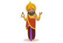 پیش‌نمایش فایل king-dhritarashtra-holding-bottle-3247182 از پک دهریتاراشترا