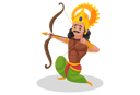 پیش‌نمایش فایل arjun-firing-arrow-3247064 از پک آرجون