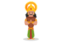 پیش‌نمایش فایل arjun-standing-in-welcome-pose-3247069 از پک آرجون