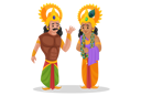 پیش‌نمایش فایل arjun-talking-with-lord-krishna-3247060 از پک آرجون