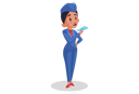 پیش‌نمایش فایل airhostess-holding-toy-plane-3247052 از پک مهماندار هواپیما