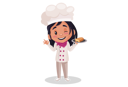 پیش‌نمایش فایل bakery-girl-holding-bread-in-her-hand-3247072 از پک دختر نانوایی